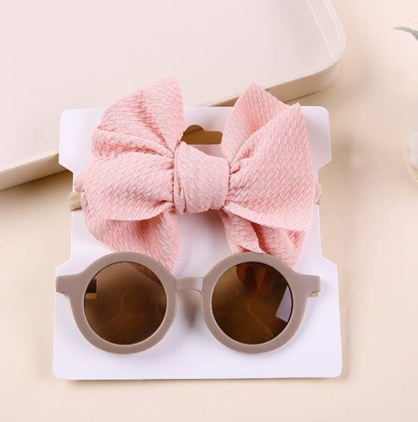 Baby Sunglasses and Headband Set