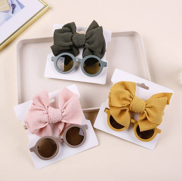 Baby Sunglasses and Headband Set